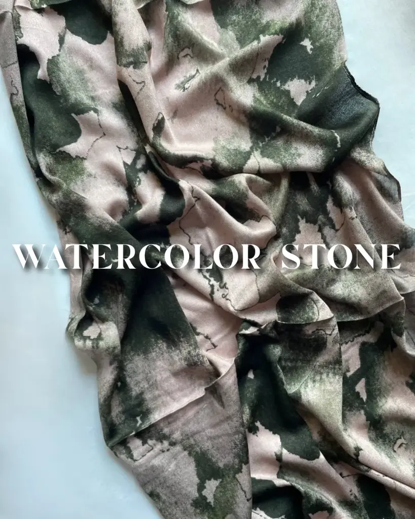 Watercolor stone